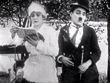 Chaplin v parku