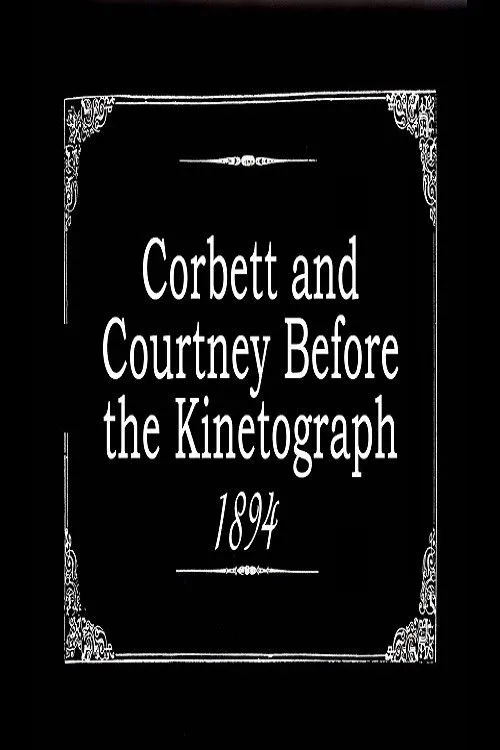 Corbett and Courtney before the Kinetograph
