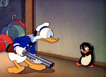 Donald a tučňák