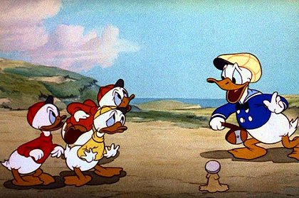 Donald hraje golf