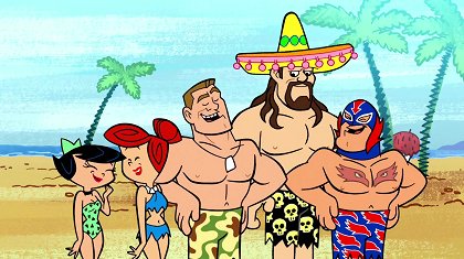 Flintstoneovi & WWE: Mela doby kamenné