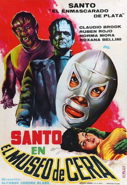 Santo en el museo de cera