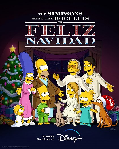 Simpsonovi a Bocelliovi ve Feliz Navidad