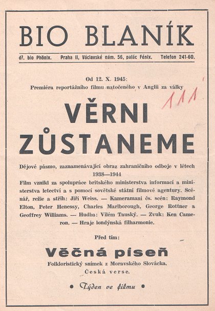 Věrni zůstaneme